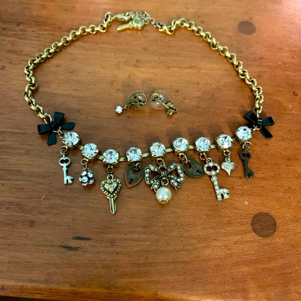 Betsey Johnson - Hearts and Locks Jewelry Set